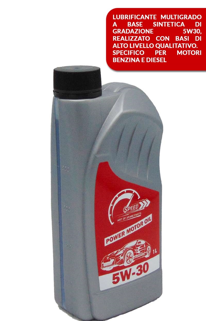 Olio Motore SPEED 5W30 lt.1 per auto  Ricambi auto SMC